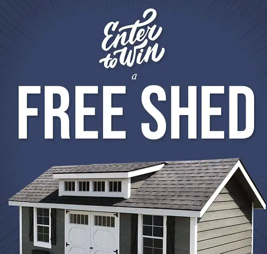 Win a Woodtex Shed! $2900 Value!