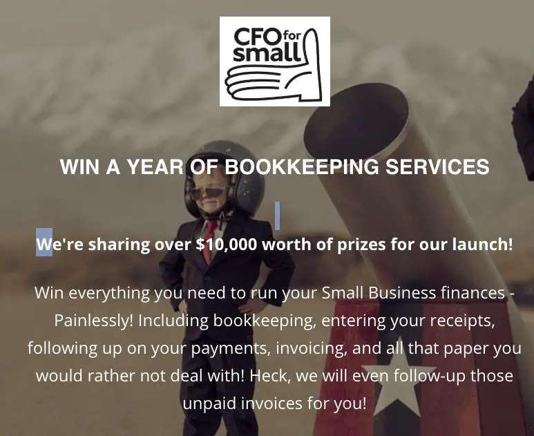 Win A Year of Bookkeeping Services!