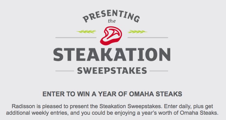 Win a Year of Omaha Steaks! 5 Winners!