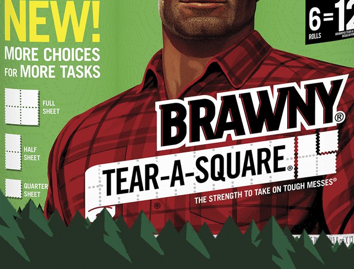 Win a Year Supply of Brawny Tear-A-Square