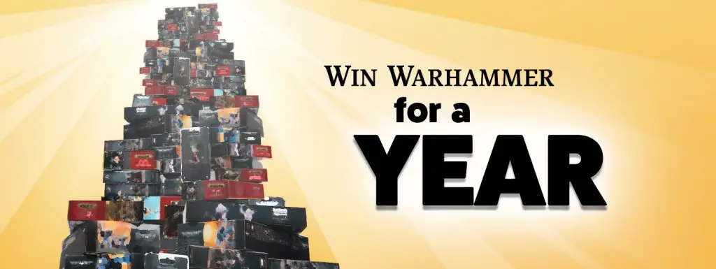 Win All Games Workshop Products In 2022 In The Warhammer For A Year Giveaway