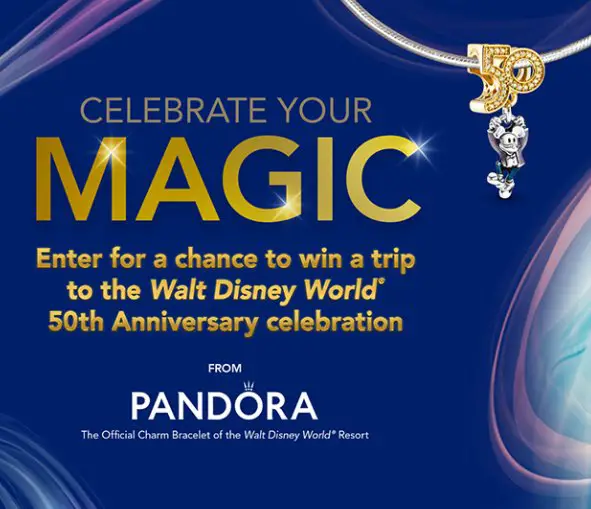 Win An $8,350 Disney World Vacation For The Family In The Pandora Jewelry Sweepstakes