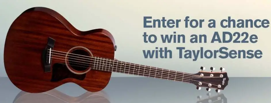 Win An Acoustic Guitar And Monitoring System In The Taylor Guitars American Dream Guitar Giveaway