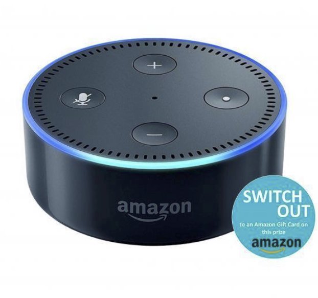 Win an Amazon Echo Dot or Amazon Gift Card