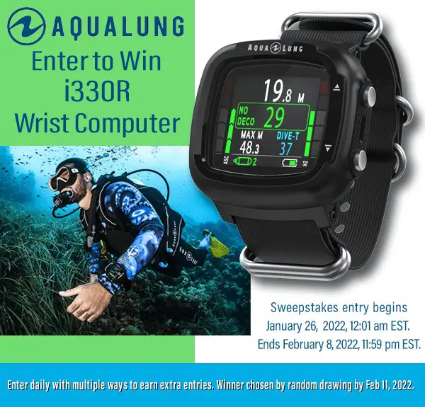 Win An Aqua Lung i330R Dive Computer