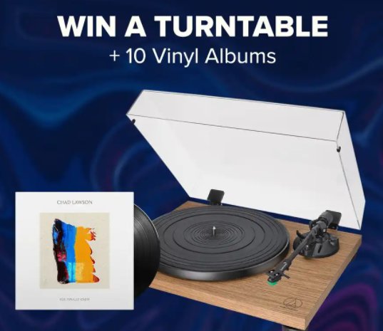 Win An Audio-Technica Turntable & 10 Vinyl Albums