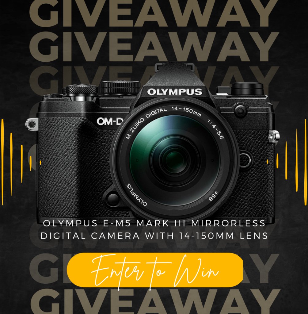 Win An Olympus E-M5 Mark III Camera With 14-150mm Lens