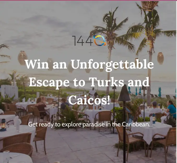 Win An Unforgettable Getaway Trip For 2 To Turks And Caicos In The Caribbean