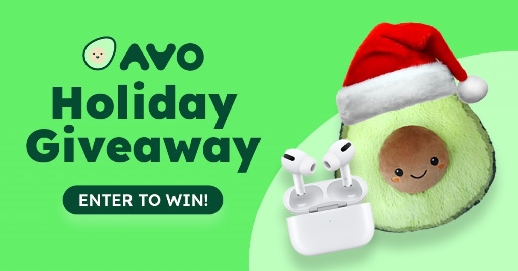 Win Apple AirPods Pro + Avo Plushie In The Avo Holiday Giveaway