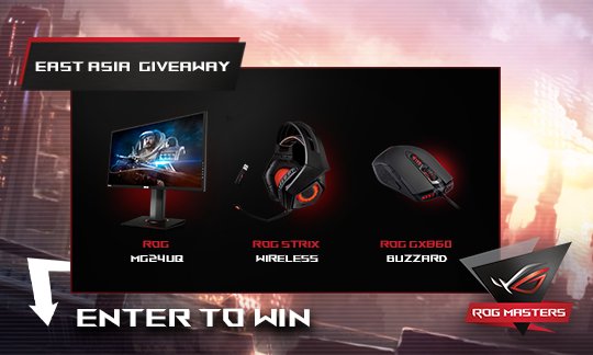 Win ASUS ROG Gaming PC Gear!