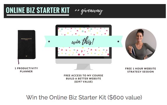 Win a Awesome Online Biz Starter Kit!