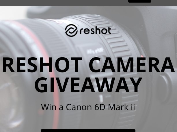 Win Canon 6D Mark II DSLR camera