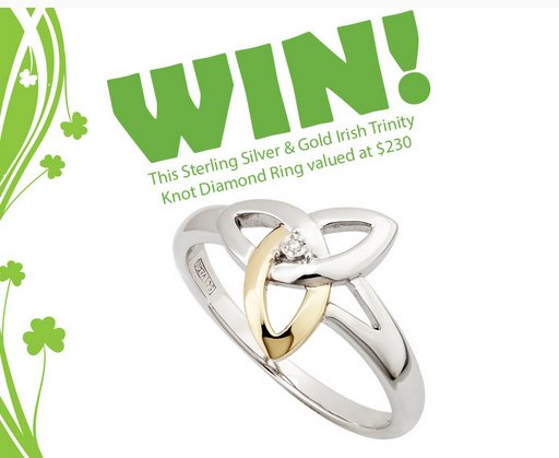 Win a Celtic Silver, Gold & Diamond Ring Sweepstakes