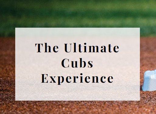 Win Chicago Cubs Game Tickets, Jerseys And More