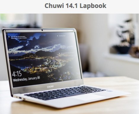 Win Chuwi 14.1 Lapbook Laptop