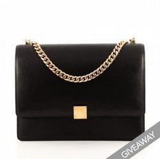 Win a Céline Black Leather Flap Bag