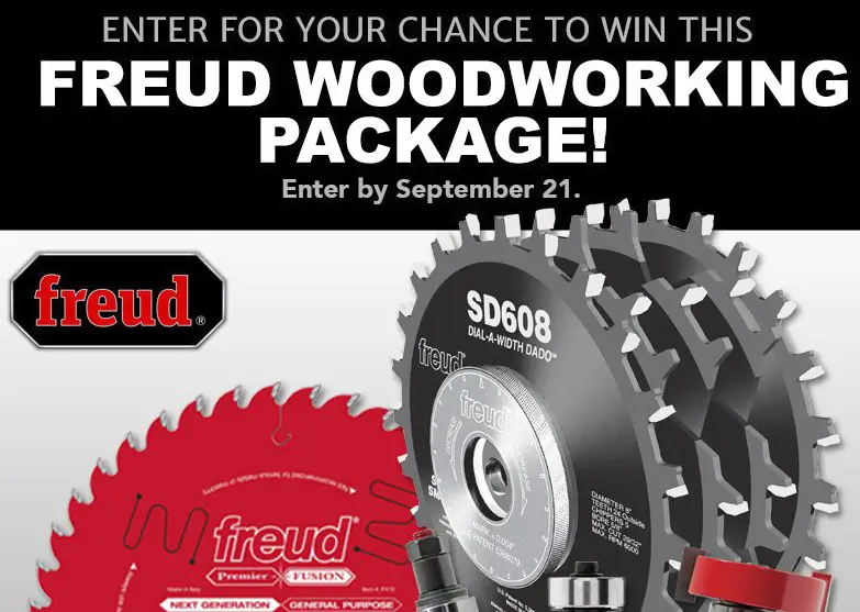 Win a Collection of Saw Blades and Router Bits!