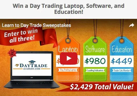 Win a Day Trading Laptop, Software, and Education!