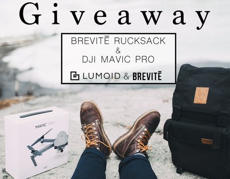 Win a DJI Mavic Pro 4K Drone + Brevite Rucksack