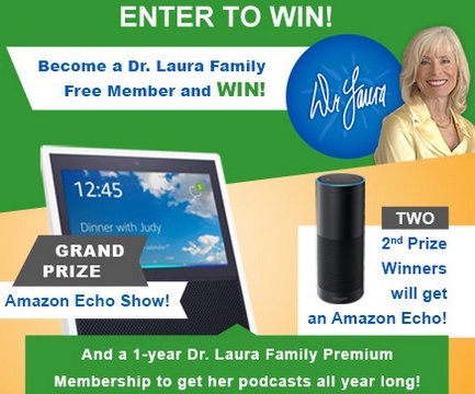 Win a Dr. Laura Amazon Echo