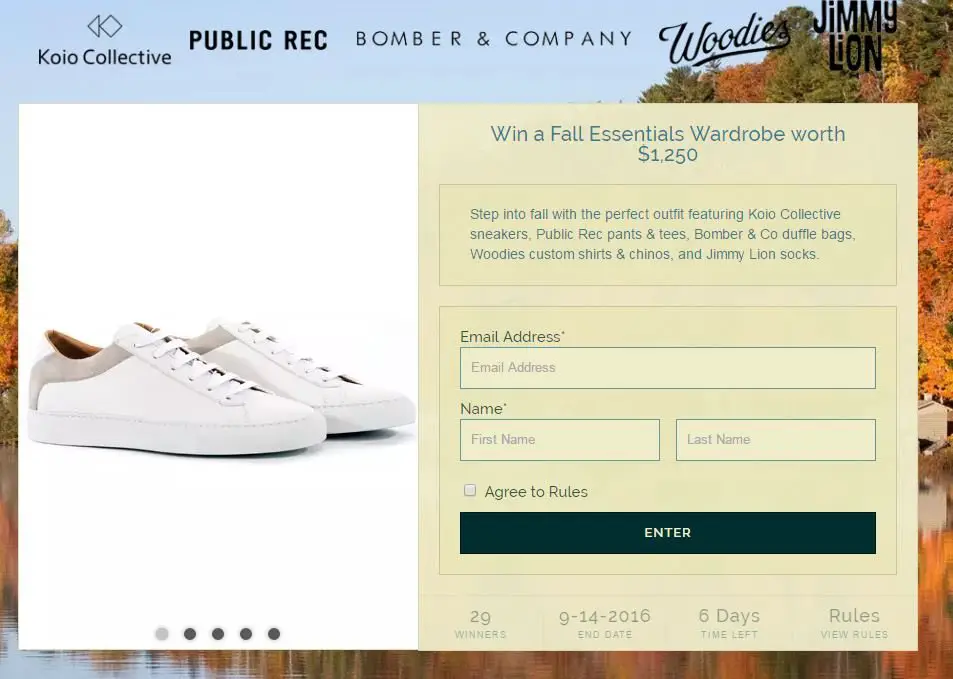 Win a Fall Essentials Wardrobe Worth $1250!