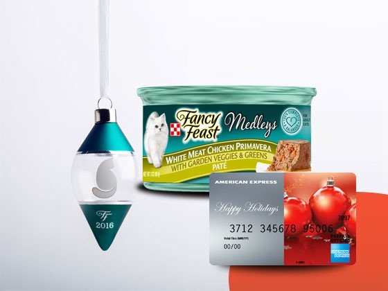 Win a Fancy Feast Holiday Prize Package!