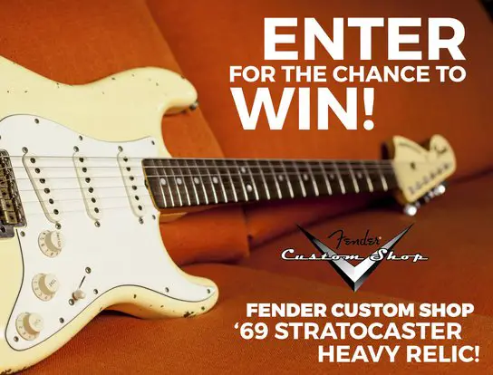 Win a Fender Custom Shop '69 Stratocaster Relic!