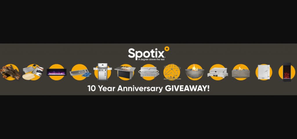 Win Fire Pits, Patio Furniture, Gas Grills And More In The Spotix 10th Anniversary Weekly Giveaway