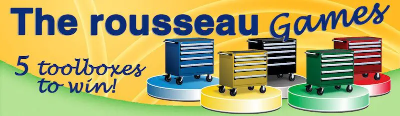 Win 1 of 5 Five Cabinets in Olympic Ring Colors!