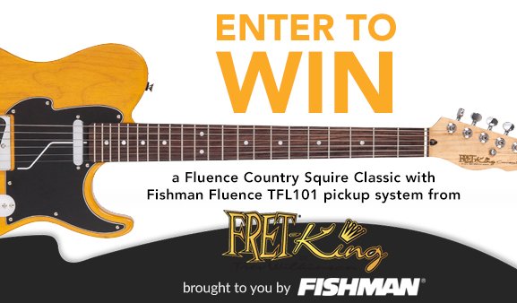 Win a Fluence Fret-King Guitar!