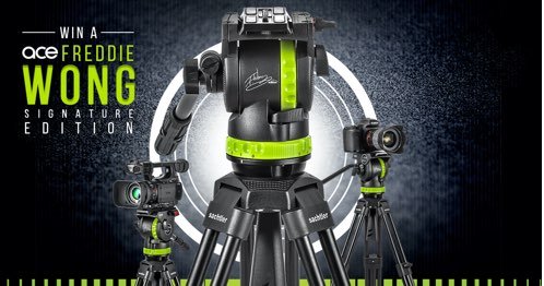 Win a Freddie Wong Signature Edition Camera Tripod!