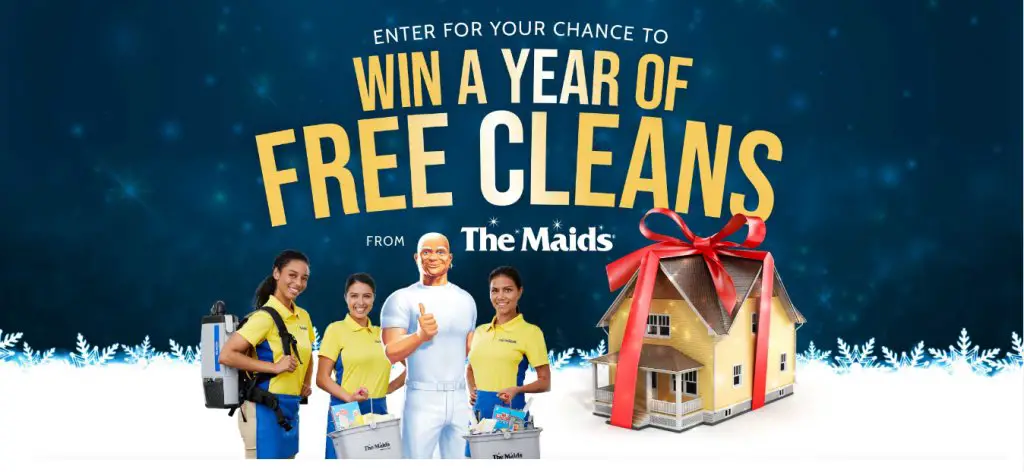 Win Free Cleaning Service For One Year In The Maids Holiday Sweepstakes