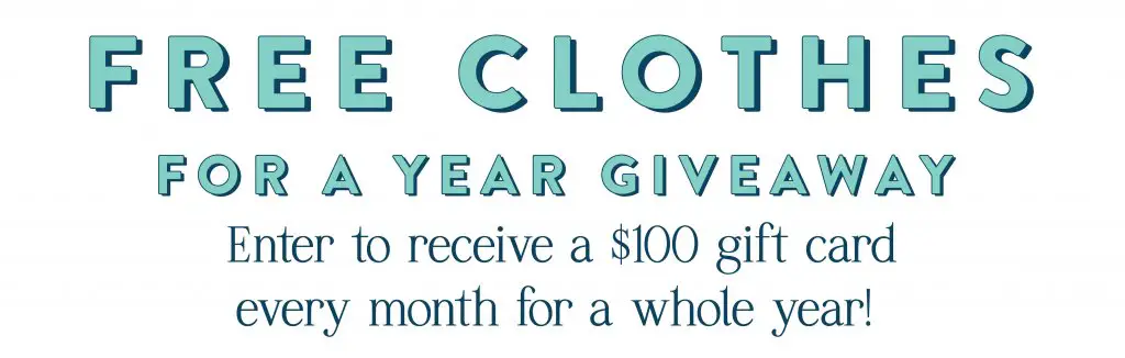 Win Free Clothes For A Year
