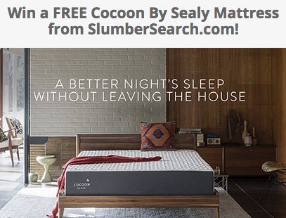 Win a FREE Cocoon By Sealy Mattress