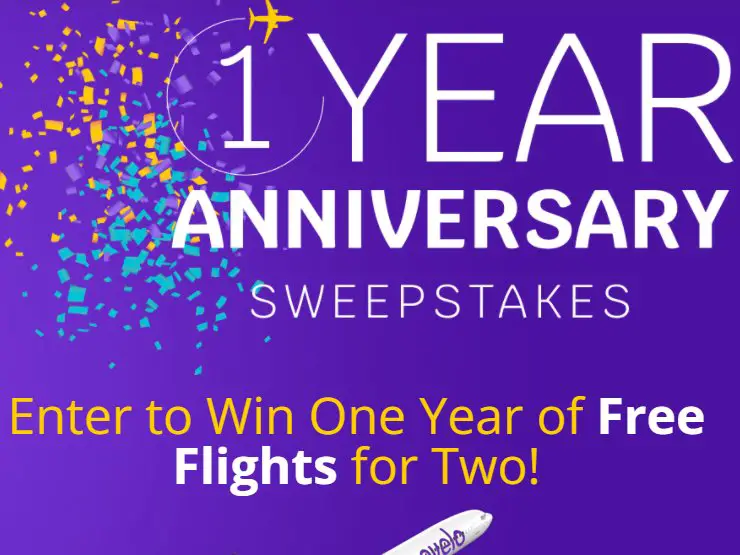 Win Free Flights For 2 People For A Year