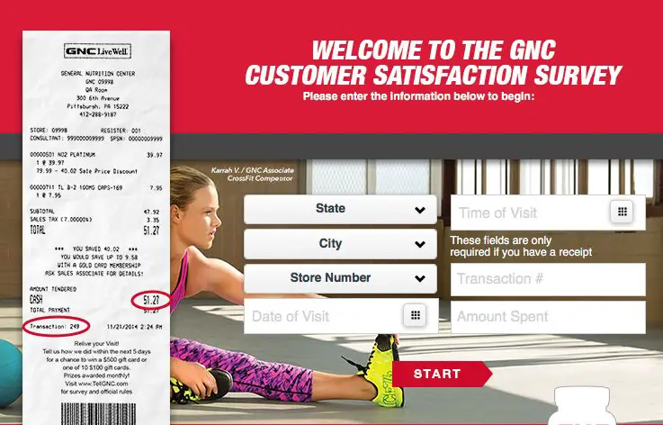 Win FREE GNC Gift Cards for Sharing Your Opinion!