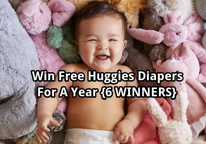 Win Free Huggies Diapers for a Year  (6 Winners)