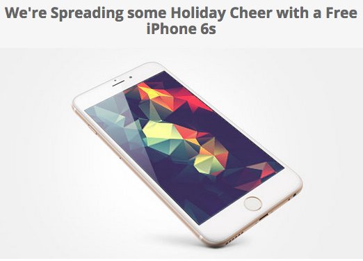 Win a Free iPhone 6s!