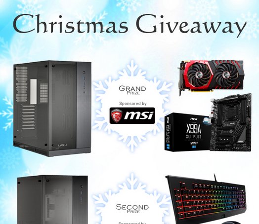 Win a Gaming PC Case, Graphics Card, and More!