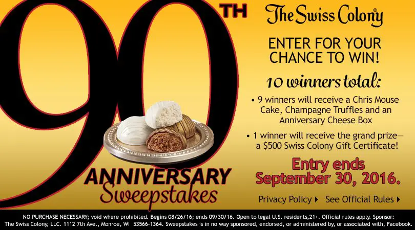 Win a Gift Card and Gourmet Food!