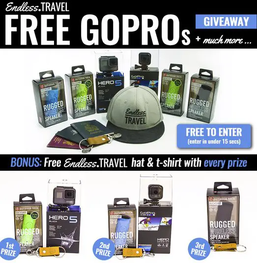 Win GoPro Hero 5 or Session Cameras
