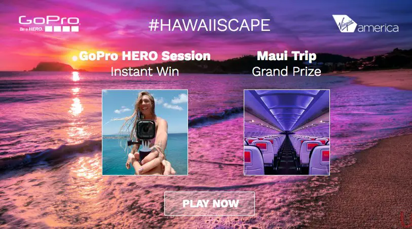 Win a Grand Prize trip to Maui Instantly or a GoPro HERO Session Camera!