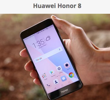 Win a Huawei Honor 8 Smartphone