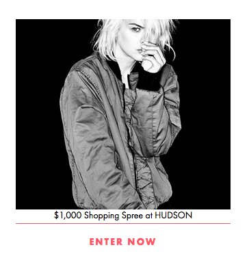 Win a Hudson Jeans $1,000 Shopping Spree!