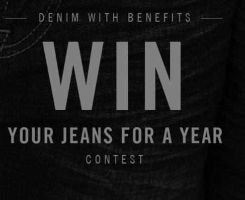 Win Jeans For A Year Giveaway