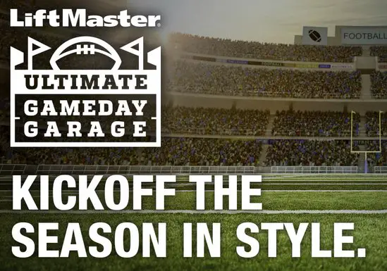 Win a LiftMaster Ultimate Gameday Garage!