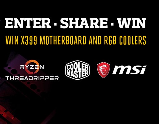 Win MSI and Cooler Master Gaming PC