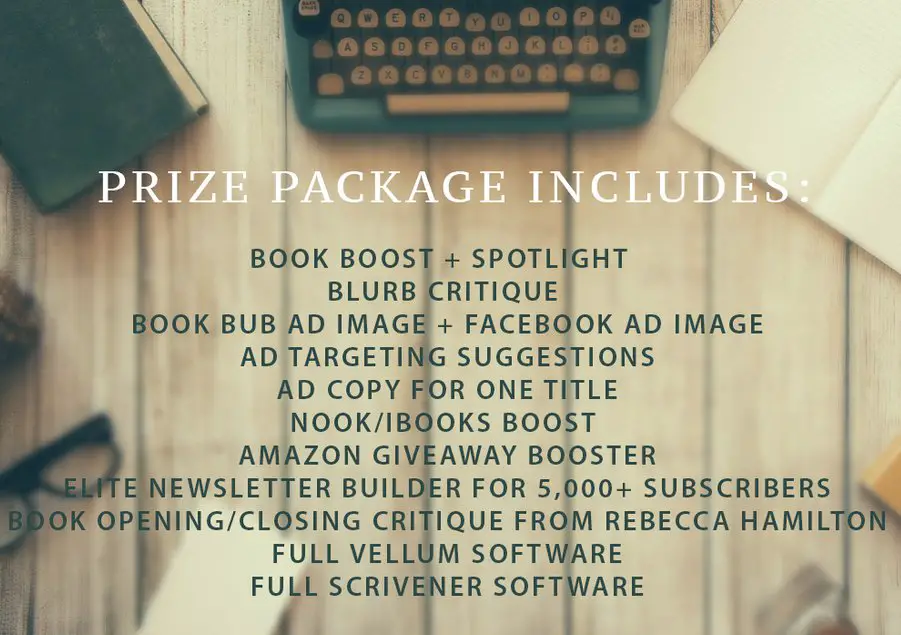 Win Over $2000 in Author Services!