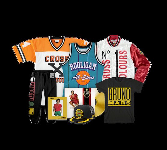 Win Over $800 Worth Of Bruno Mars Merch