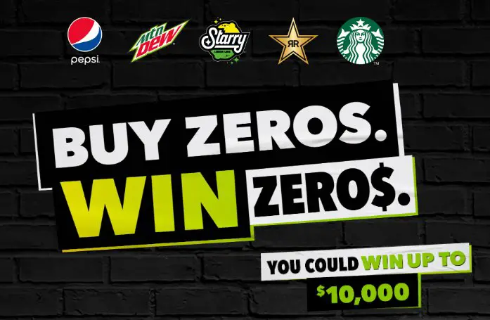 Win Pepsi Zeros Sweepstakes - Win $10,000 Cash
